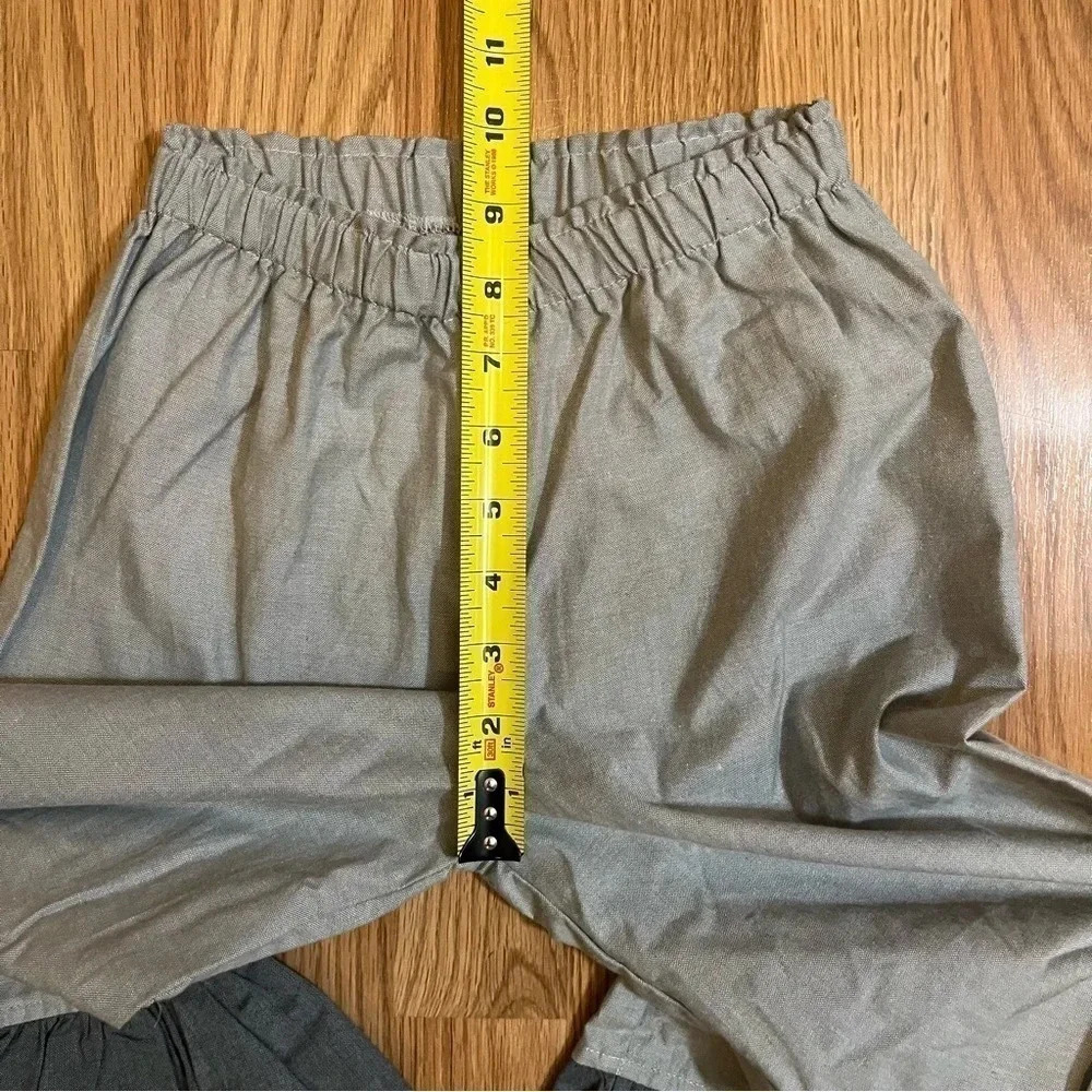 NWT Persnickety Grey Colorblock Big Ruffle Pants Girls sz 8 - Picture 9 of 9